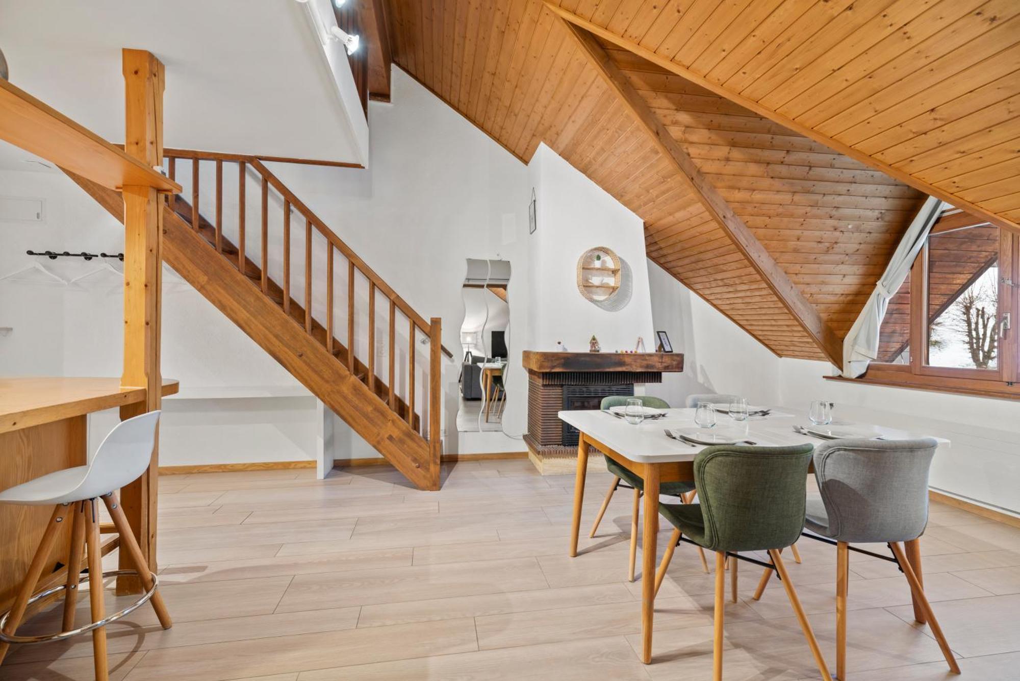 Cosy Appartement Lumineux Et Spacieux A Charmey Buitenkant foto