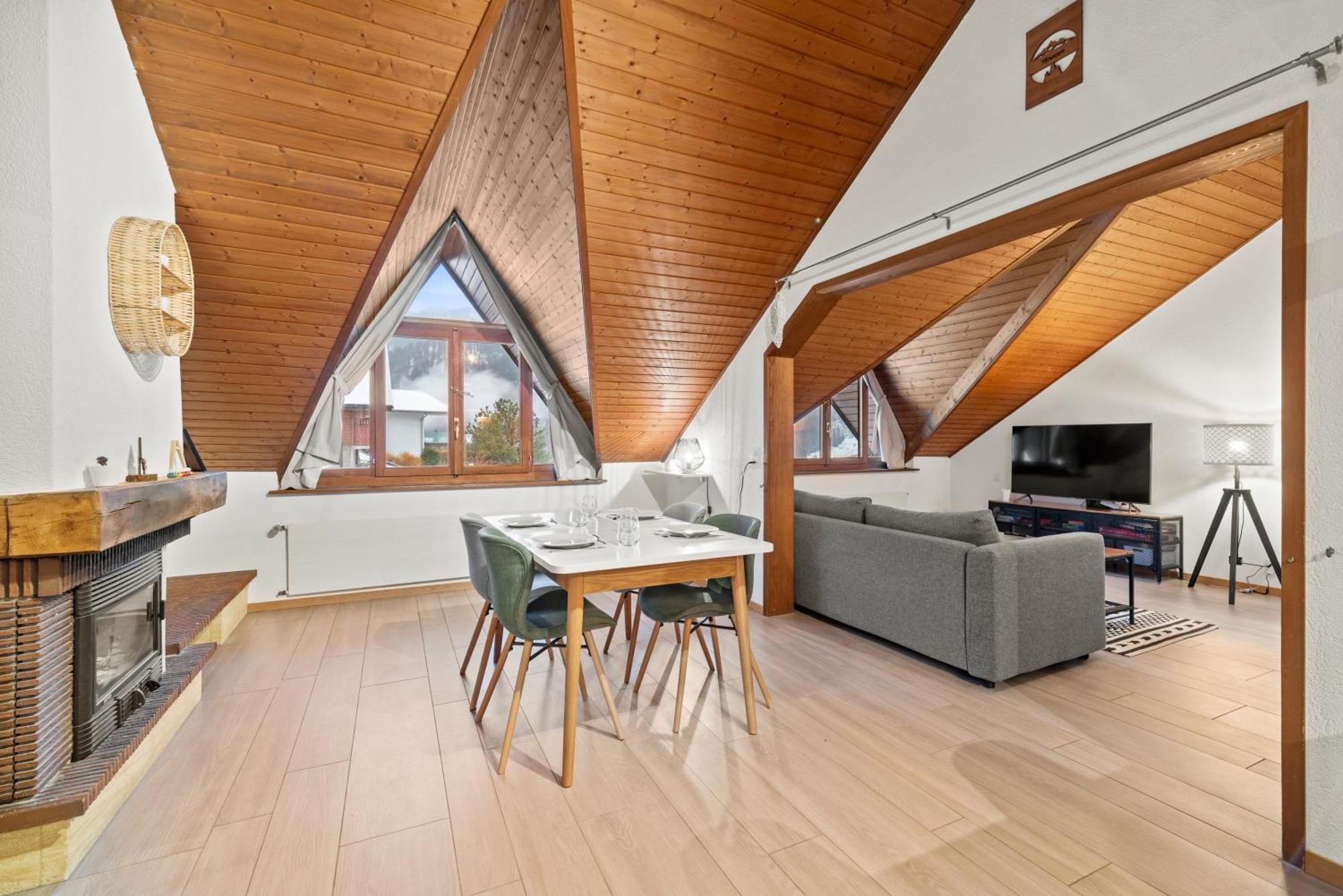 Cosy Appartement Lumineux Et Spacieux A Charmey Buitenkant foto